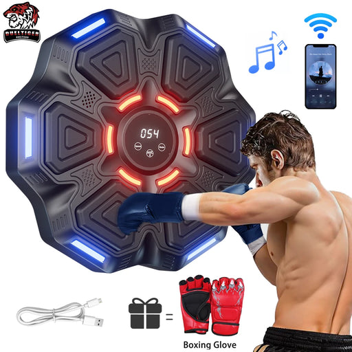 Music Boxing Machine Smart Bluetooth Wall Mounted Gym Trainer