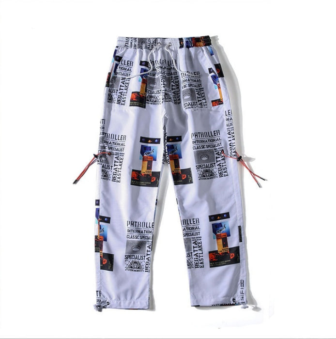 Loose sports beam pants