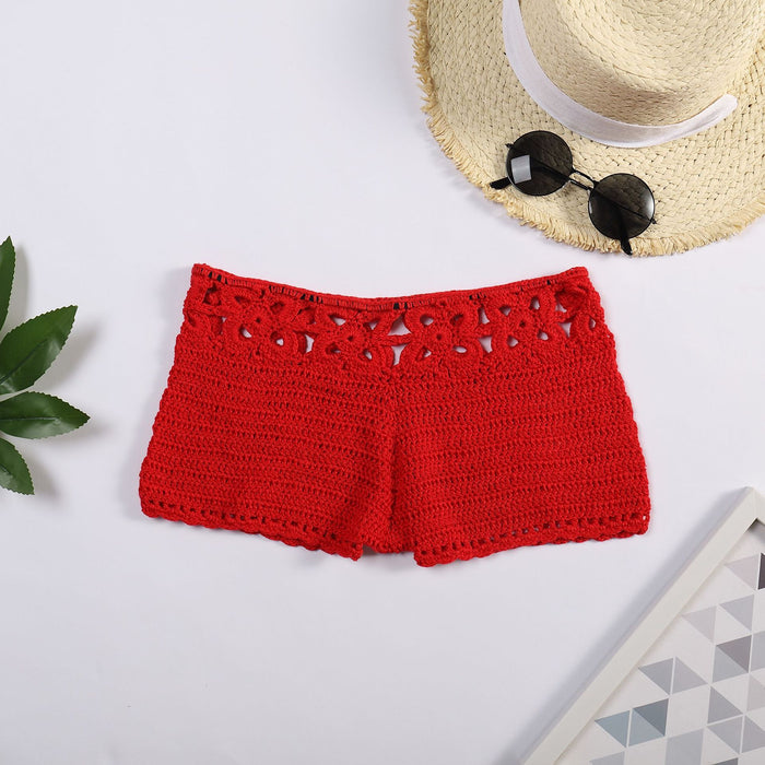 Hollow Hand-woven Beach Swimming Shorts