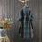 Casual Plaid Shirt Women's Mid-length Loose Korean Style