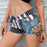 Distressed US Flag Denim Shorts