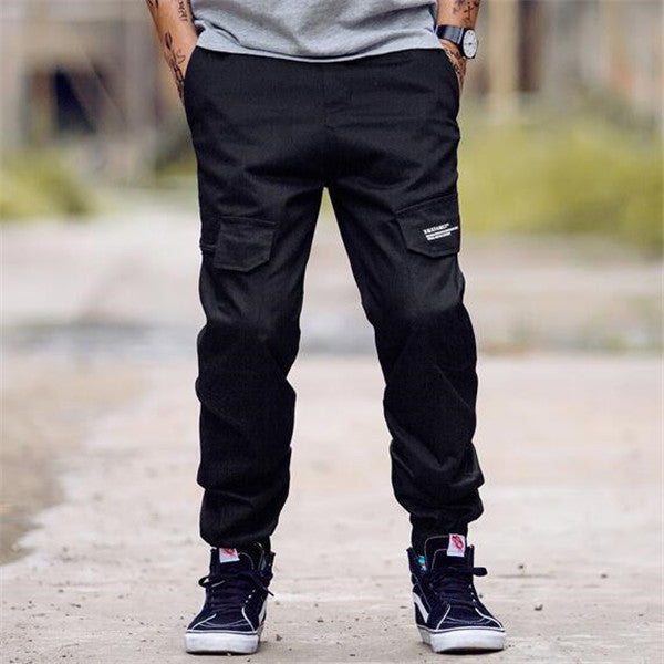 Men Fashion Streetwear Pants Mens Jogger Camo Harem Pants Street Style Youth Casual Camouflage Slim Fit Ankle Trousers Male