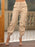 Women's Solid Color Leisure Tappered Trousers