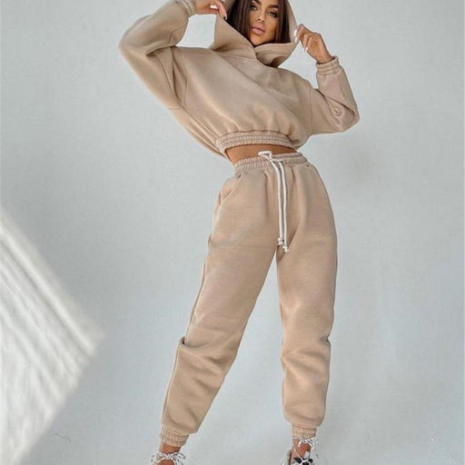 Long Sleeve Top Sweater Suit Two-piece Set