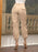 Women's Solid Color Leisure Tappered Trousers