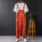 Retro One-piece Cargo Suspenders Trousers