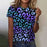 Fashion Leopard Print Casual Short Sleeve