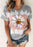 Women's American-style Retro Short Sleeve T-shirt