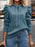 Solid Color Long-sleeved Casual Women's Top Sweater