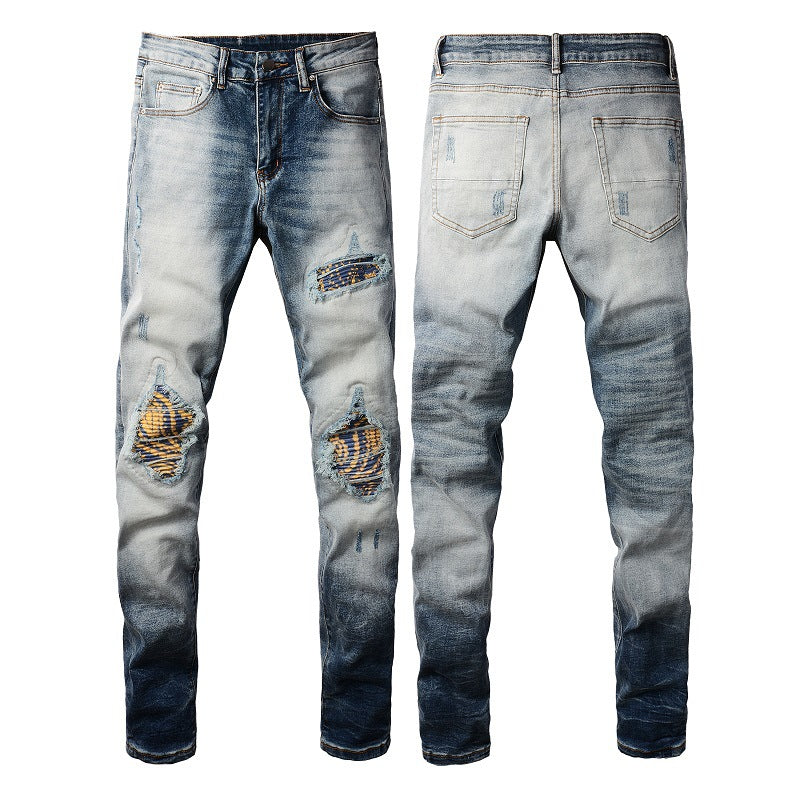 New American Retro Jeans Trendy Men