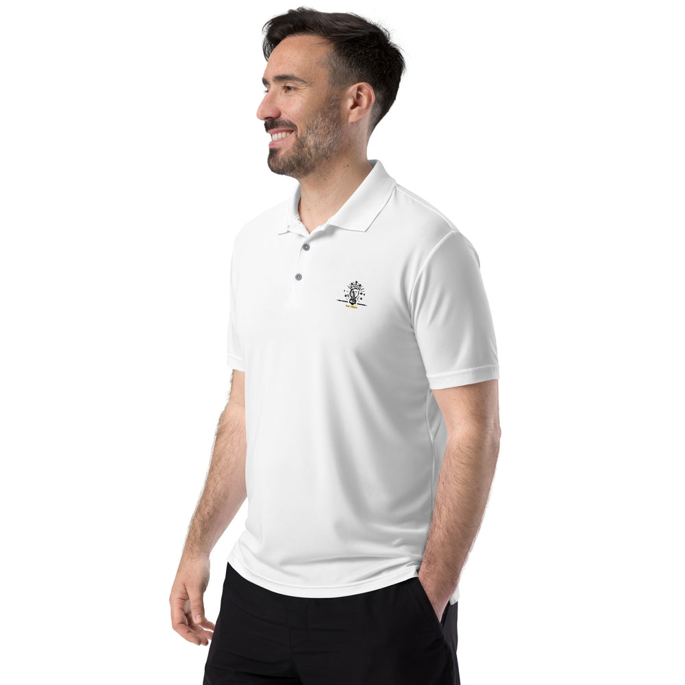 "Free Thinker" adidas performance polo shirt