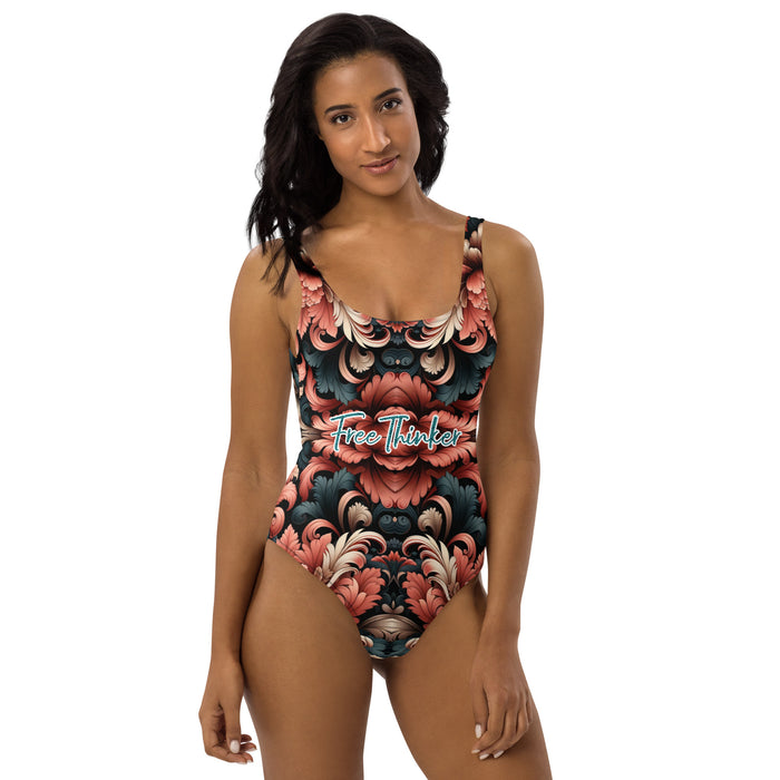 "Baroque Blossom" One-Piece Swimsuit