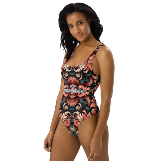 "Baroque Blossom" One-Piece Swimsuit