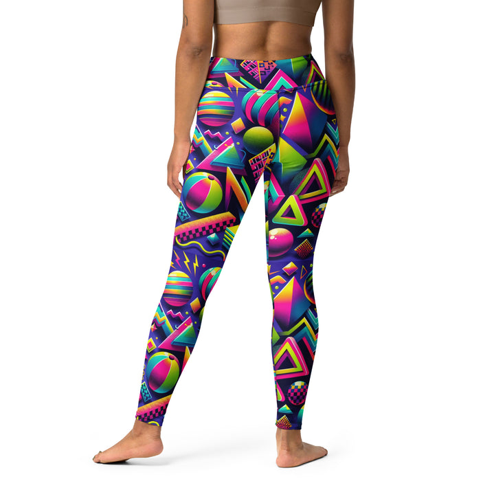 "Electric Rave" Yoga Leggings