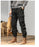 American Straight Multi-pocket Lace Trousers