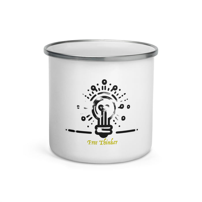 Free Thinker Enamel Mug