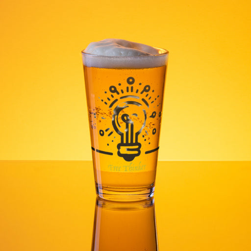 Free Thinker Shaker pint glass