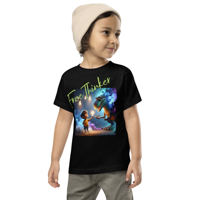 "Dino Glow Adventure" Toddler Short Sleeve Tee