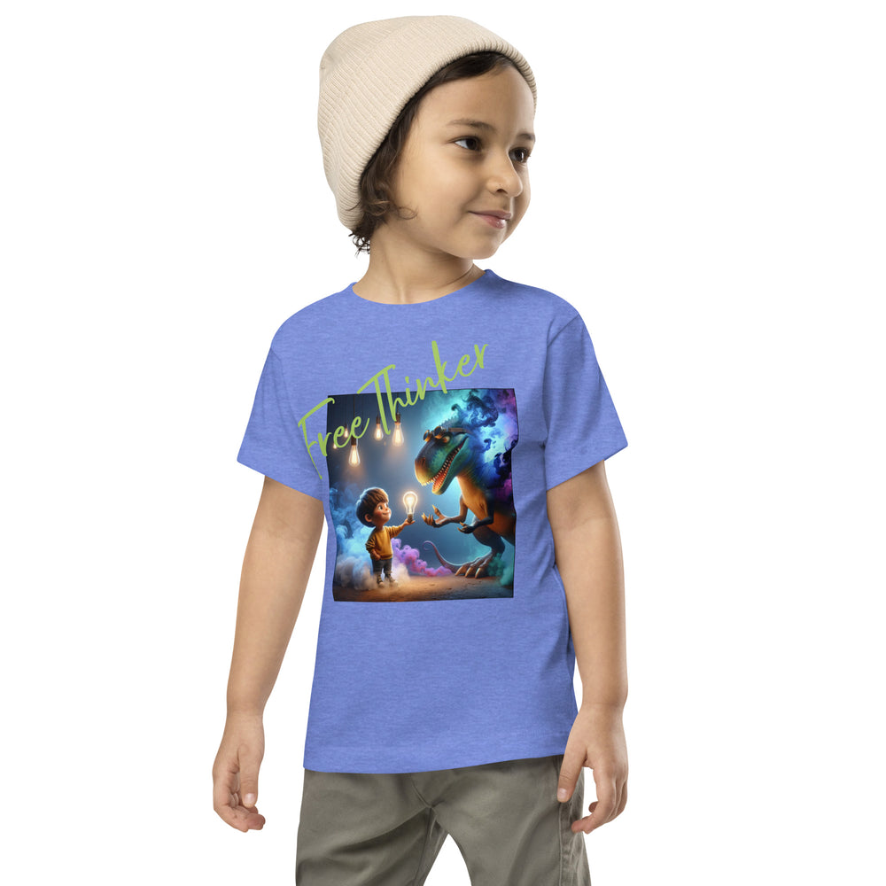 "Dino Glow Adventure" Toddler Short Sleeve Tee