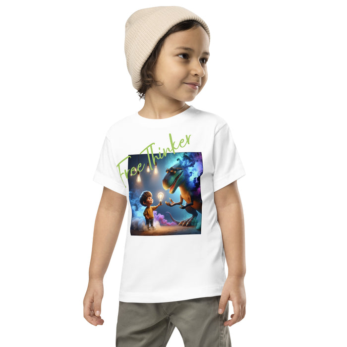 "Dino Glow Adventure" Toddler Short Sleeve Tee