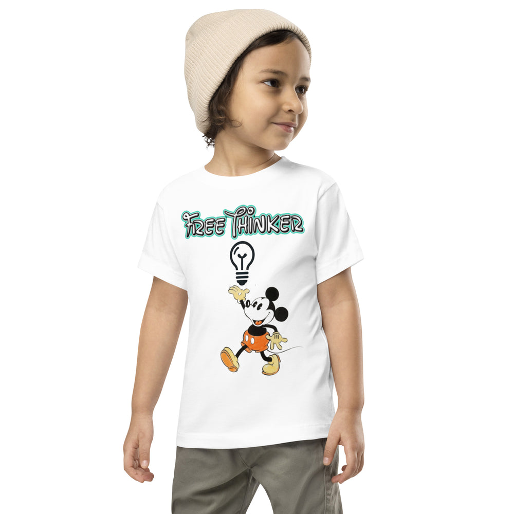 FreeThinker "Mickey's Bright Idea" Toddler Short Sleeve Tee