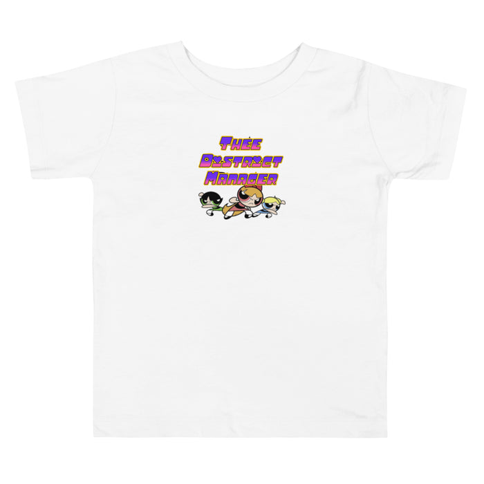 "Thee District Manager" Toddler Short Sleeve Tee