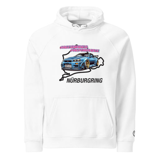 "Nürburgring Skyline" Unisex Eco Raglan Hoodie