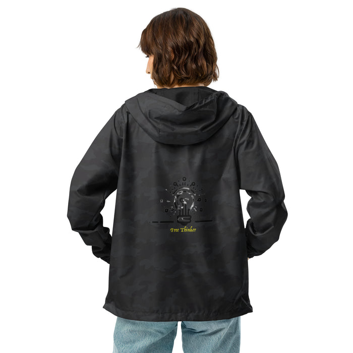 Free Thinker Unisex lightweight zip up windbreaker