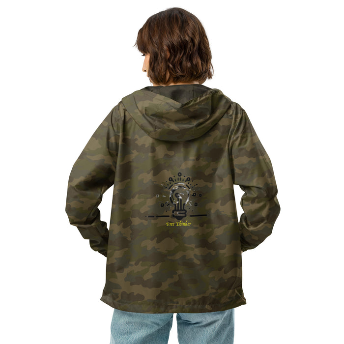 Free Thinker Unisex lightweight zip up windbreaker