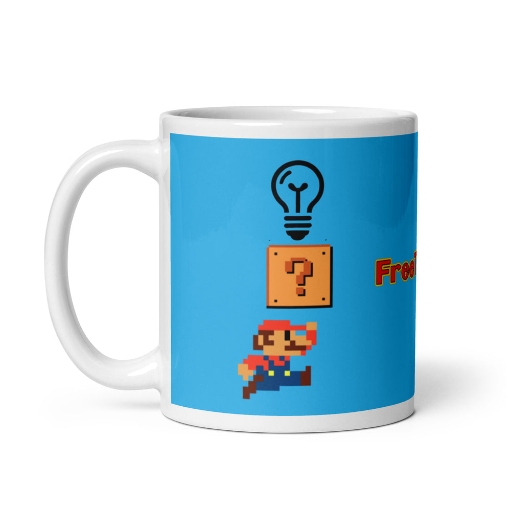 "Gamers" White glossy mug