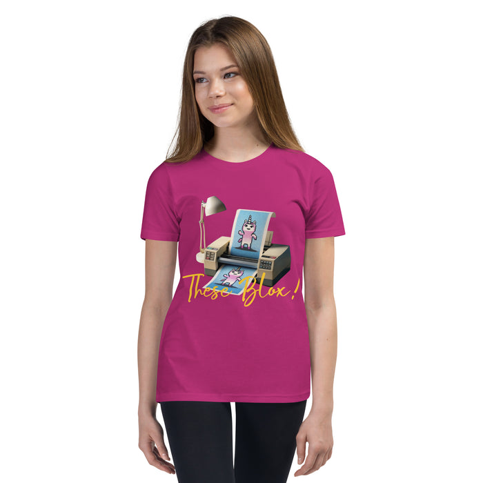 "These Blox!" Youth Short Sleeve T-Shirt