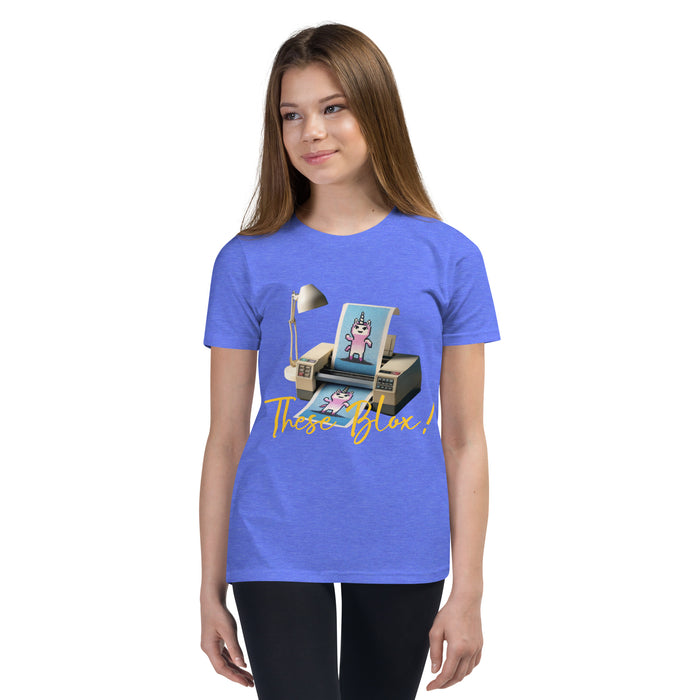 "These Blox!" Youth Short Sleeve T-Shirt