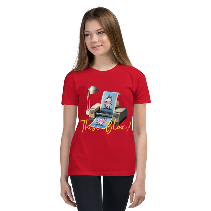 "These Blox!" Youth Short Sleeve T-Shirt