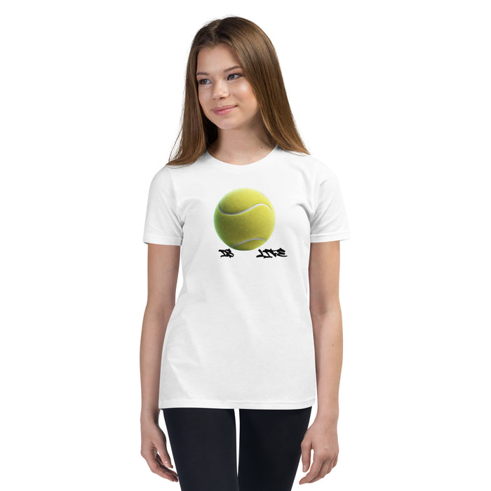 "Tennis is Life" FreeThinker Youth Short Sleeve T-Shirt